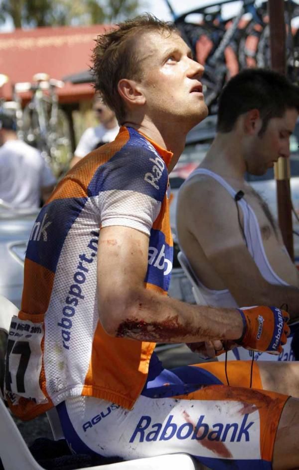 Pieter Weening of Rabobank had a tough stage
