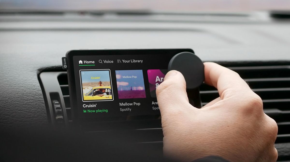 Spotify's Car Thing replaces your air vents with a smart music streaming device - TechRadar