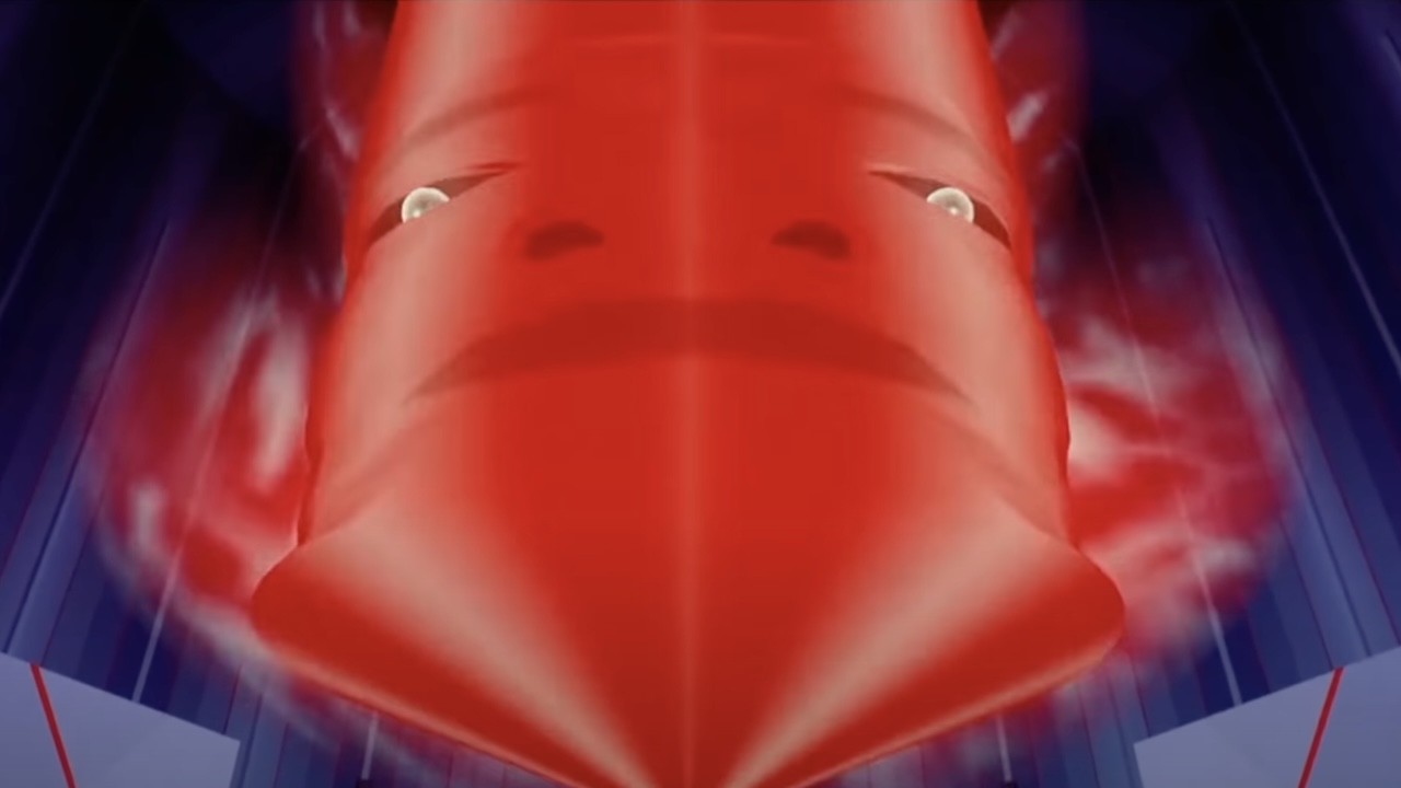 The glowing-red MCP in Tron