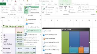 There are fewer differences between Office 2016 versions, but the business versions of Excel have far more connections for importing data