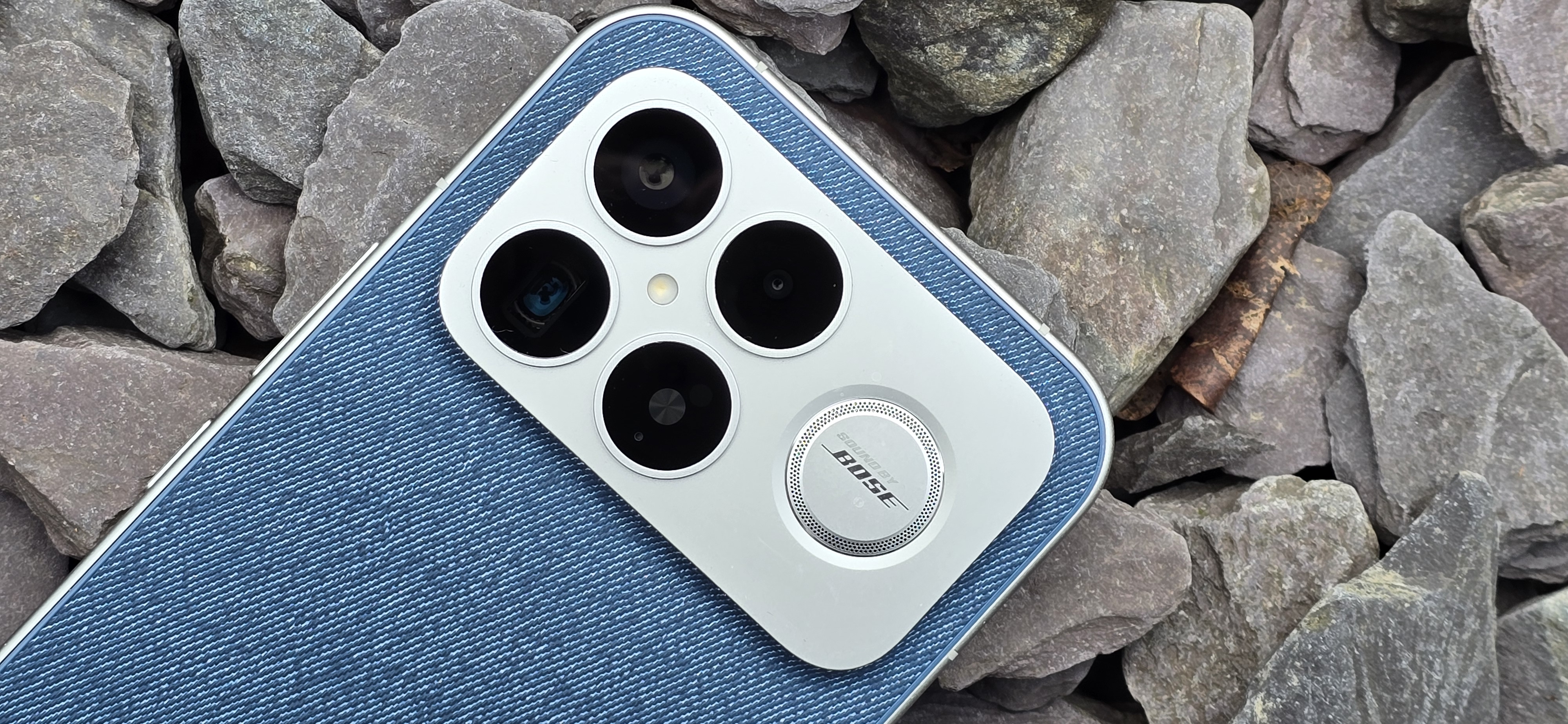 Xiaomi Poco F8 Ultra on rocks