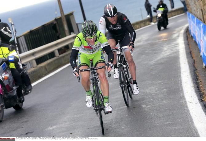 Enrico Battaglin attacked and was joined by Gregory Rast