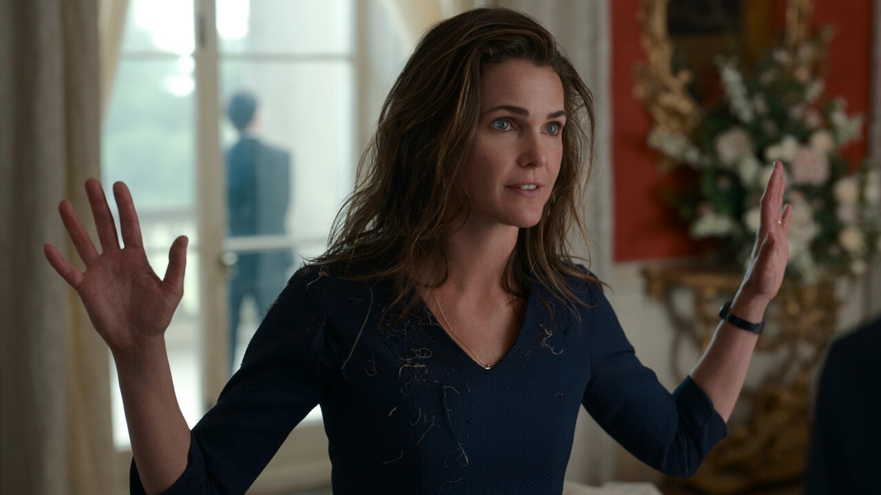 Keri Russell as Kate Wyler on The Diplomat.