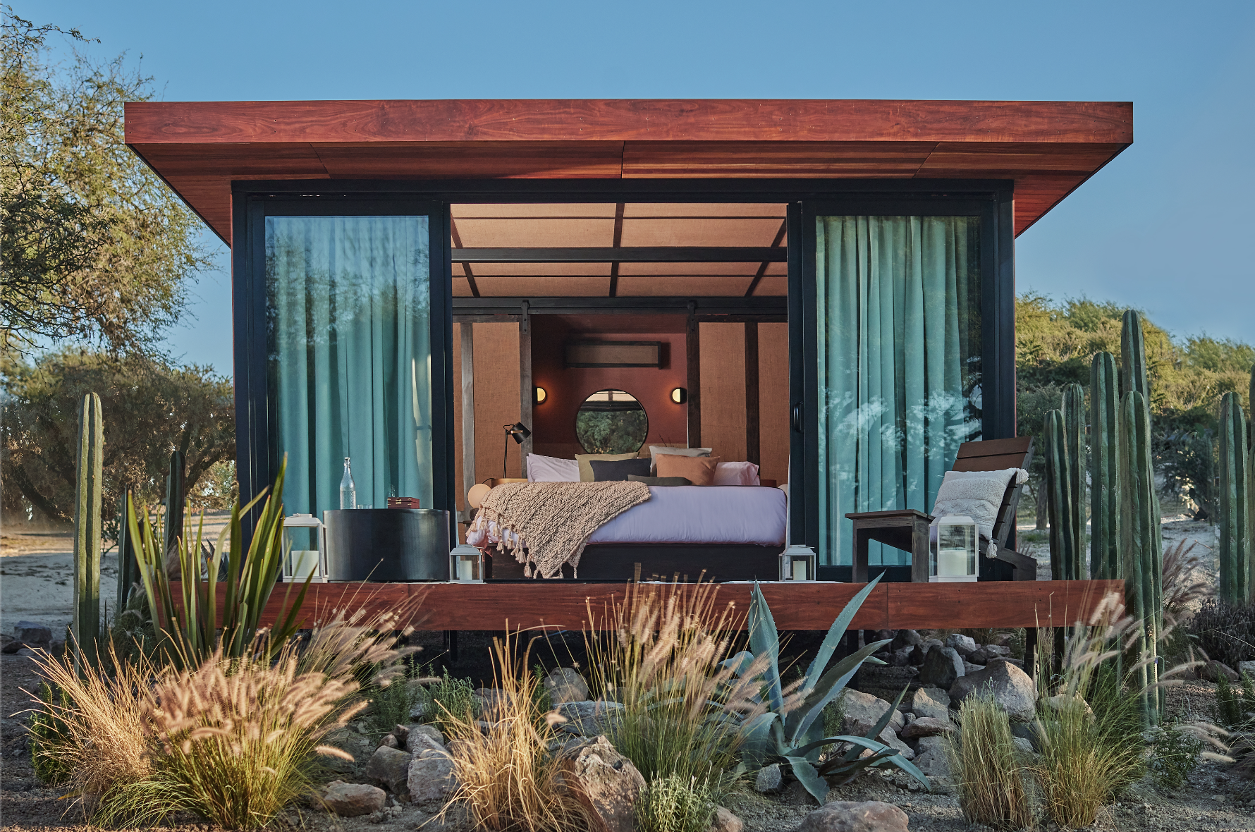 exterior of Habitas San Miguel in Mexico