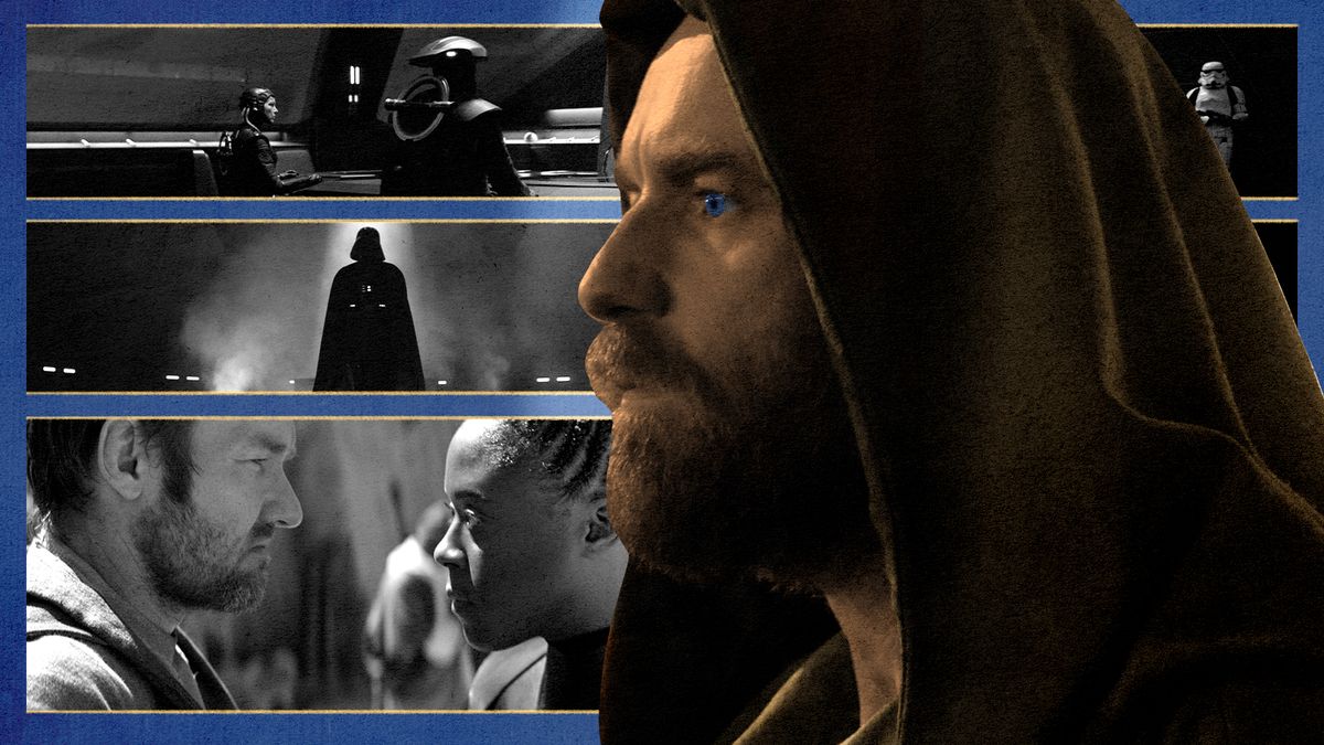 Moses Ingram de Obi-Wan Kenobi com Natalie Portman na série