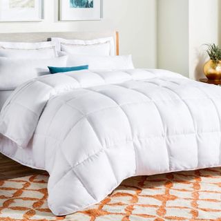 Linenspa All-Season Down Alternative Comforter on a bed.