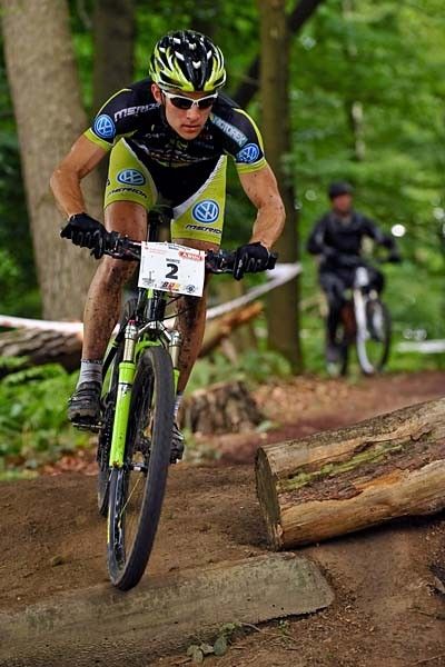 Moritz Milatz descends to a win at the Bundlesiga round in Wetter, Germany