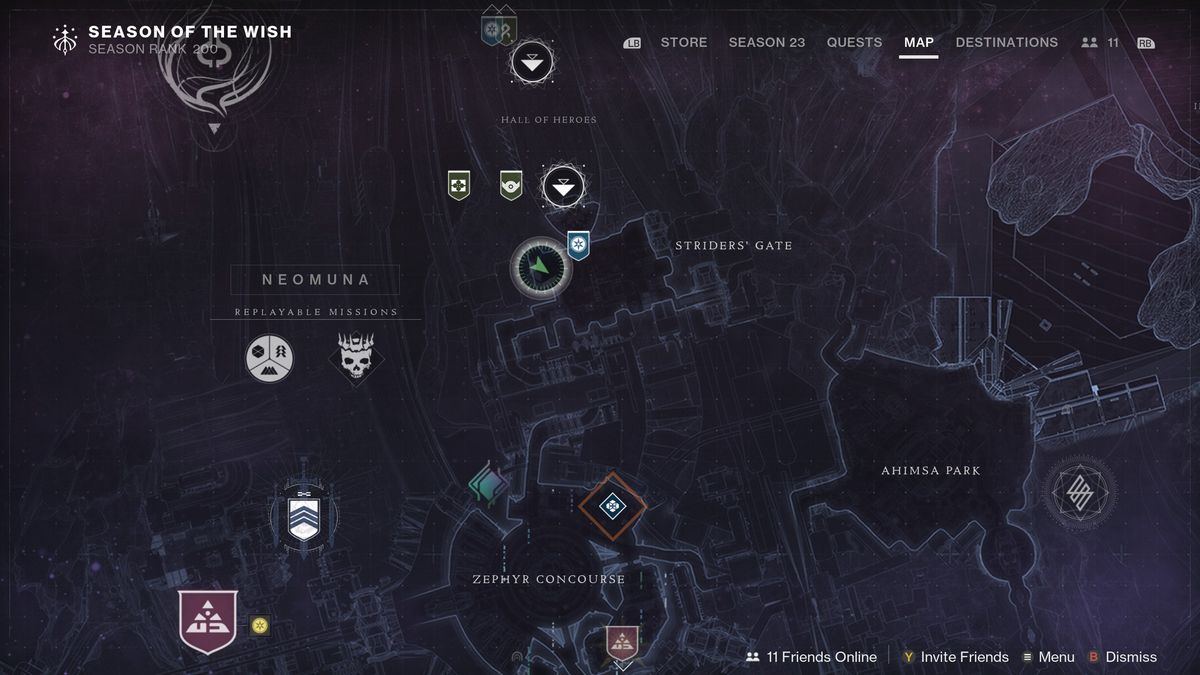 Destiny 2 Archie locations - Striders Gate