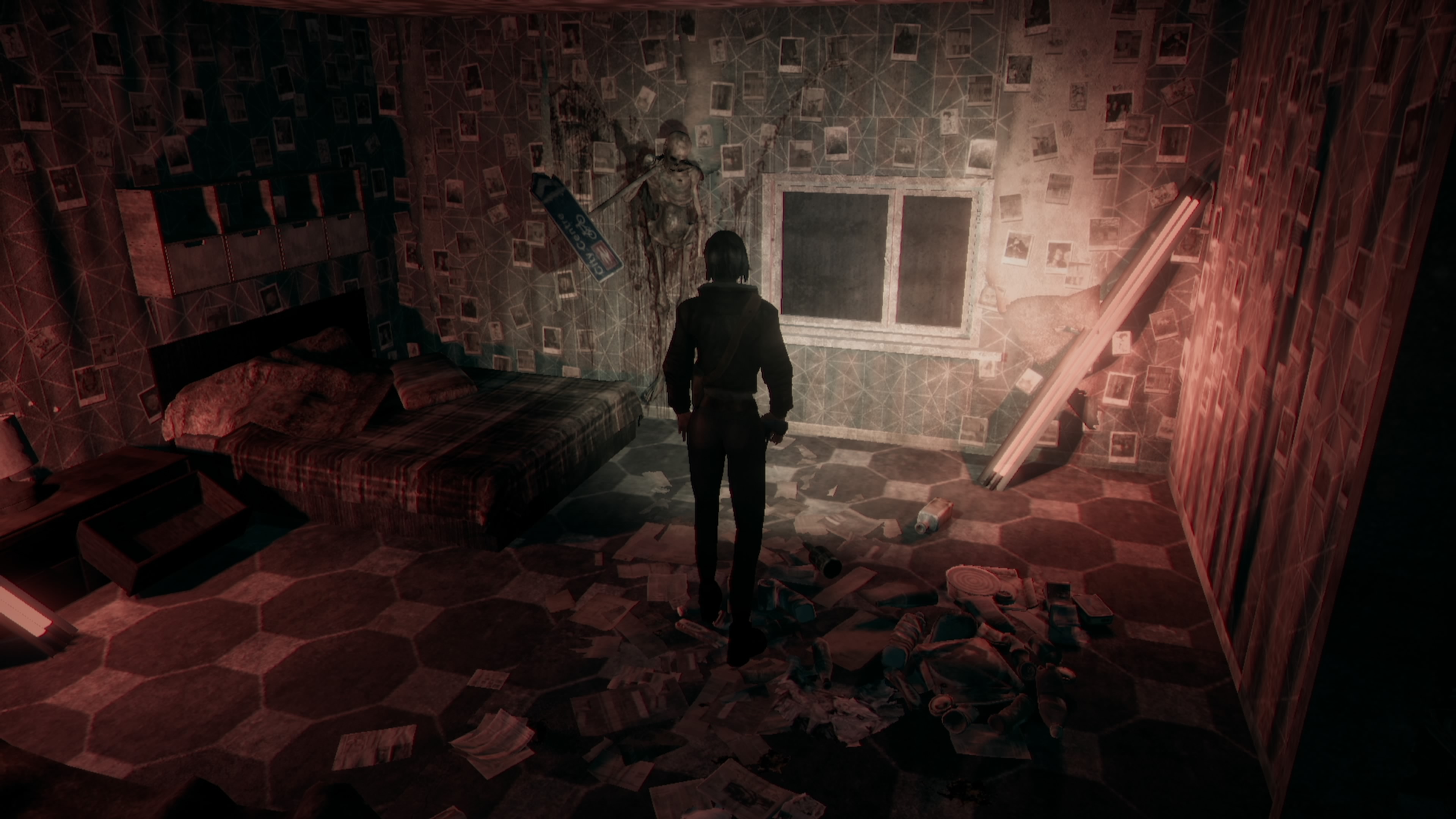 Hollowbody review; scenes from a PS1 era style horror game