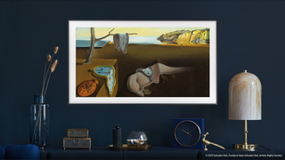 Samsung The Frame TV showing Dali's The Persistence of Memory