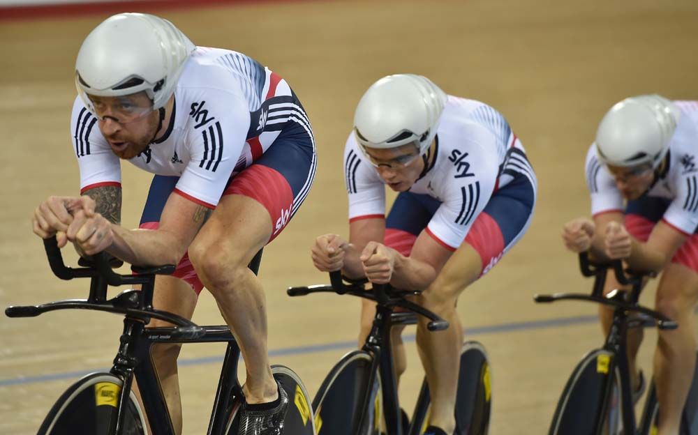 Wiggins leads the Great Britain team