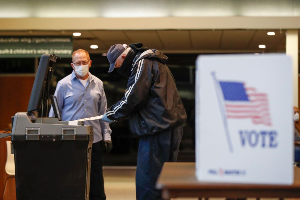 Voters cast their ballots in Wisconsin&amp;#039;s April presidential primary.