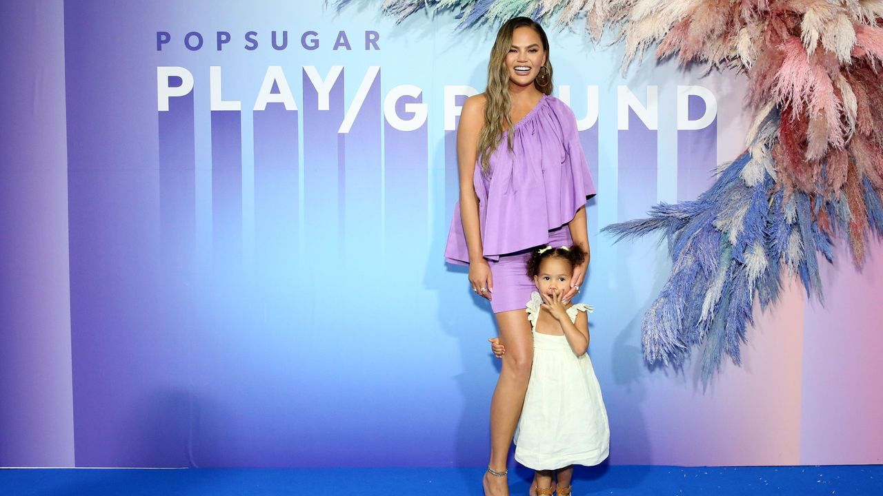 Chrissy Teigen and Luna