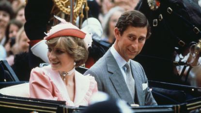 Princess Diana and Prince Charles leave Buckingham Palace for their honeymoon after their wedding, London, 29th July 1981