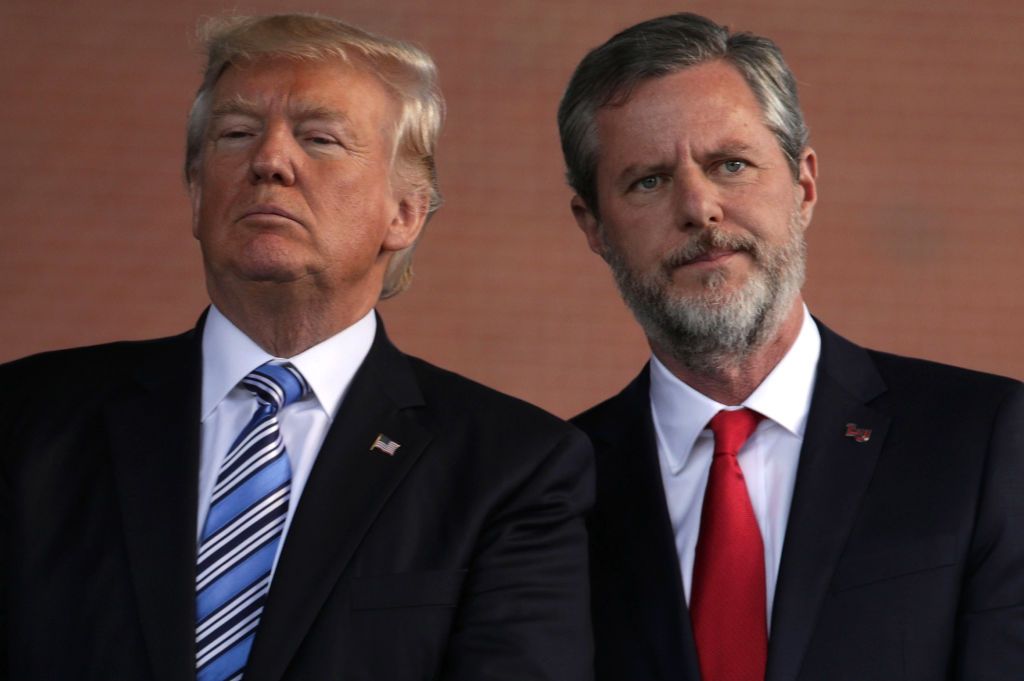 Trump and Jerry Falwell Jr.