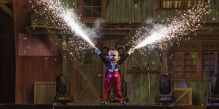Mickey Mouse in Fantasmic at Disneyland