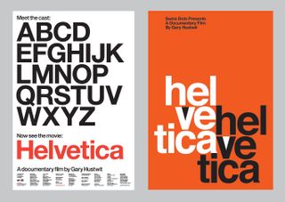 Helvetica movie posters by Experimental Jetset