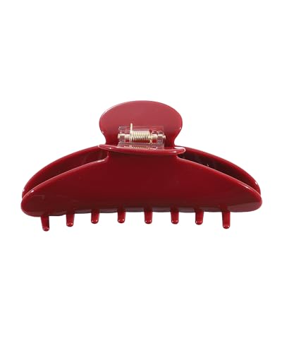 Haimeikang Large Acetate 4 Inch Hair Claw Clip for Women - French Style Hair Claws for Thick Hair With Non-Slip Teeth, Hair Accessories for Updos, Buns &amp;amp; Ponytails