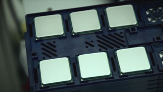 In AMD's Zen teaser video, the company showed a tray of CPUs that didn't have any model numbers printed on them.
