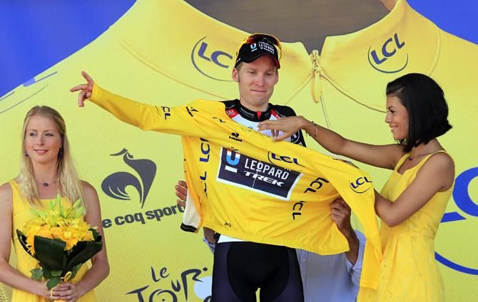 Another maillot jaune for Jan Bakelants (RadioShack)