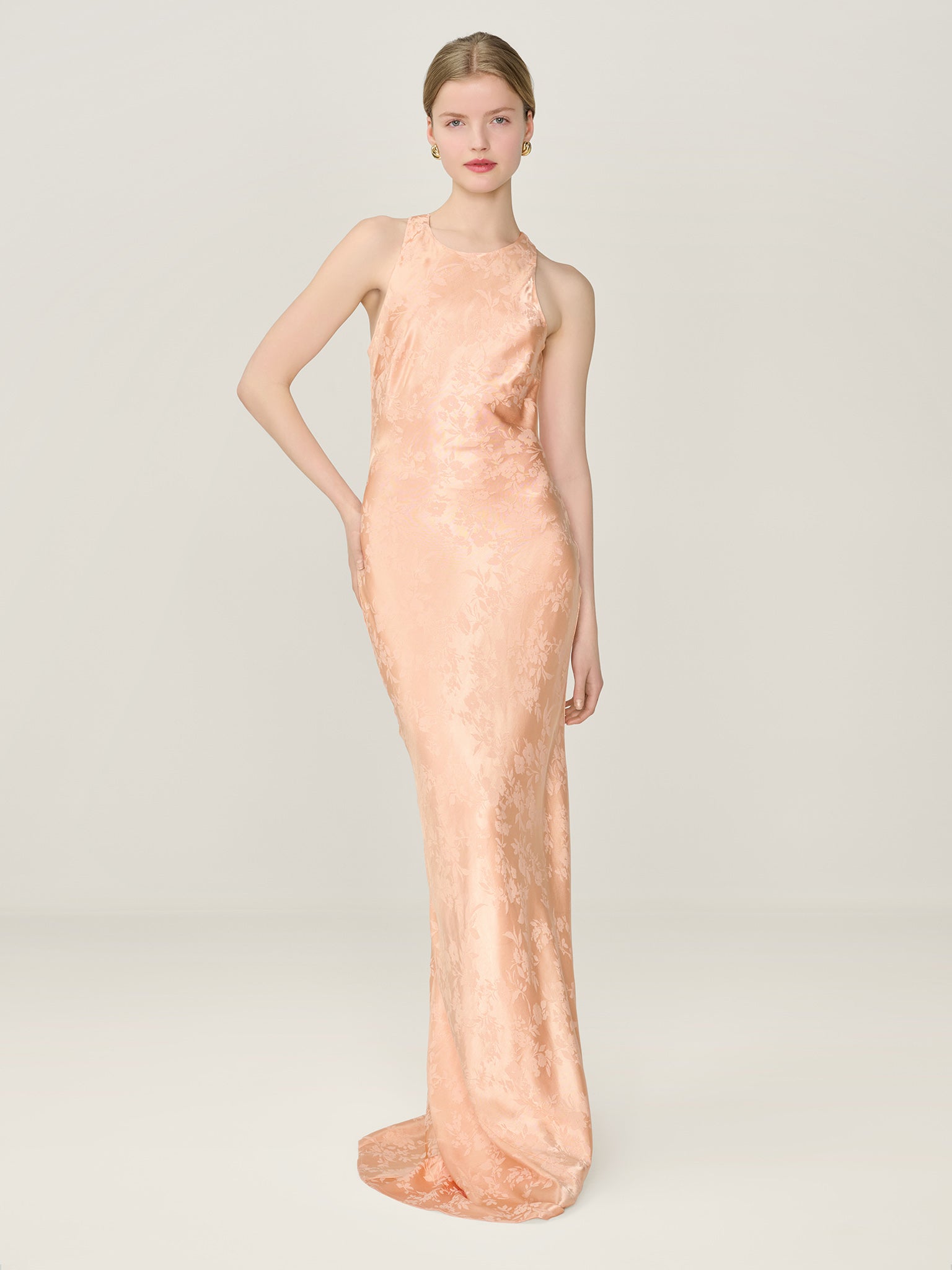 Jai Jacquard Dress in Prairie Sunset - 4