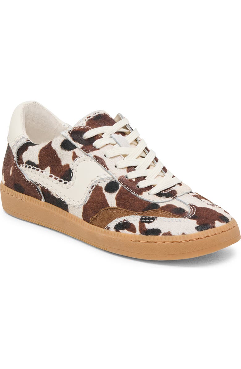 Notice Stitch Genuine Calf Hair Sneaker