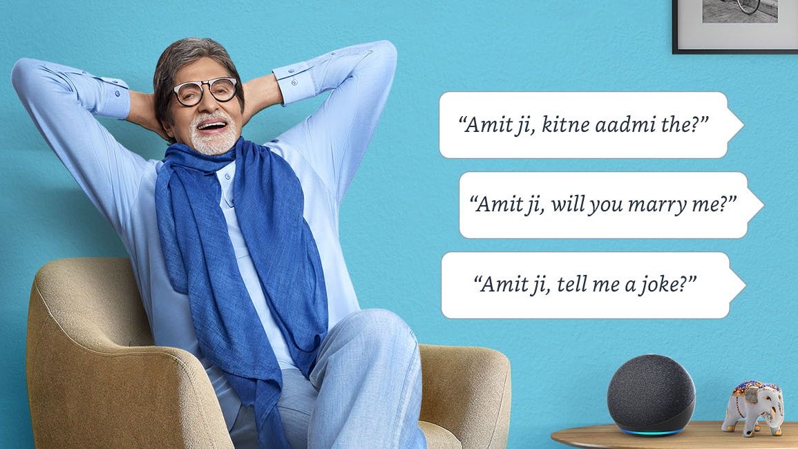 Amitabh Bachchan&#039;s is the celebrity voice feature on echo devices in India.