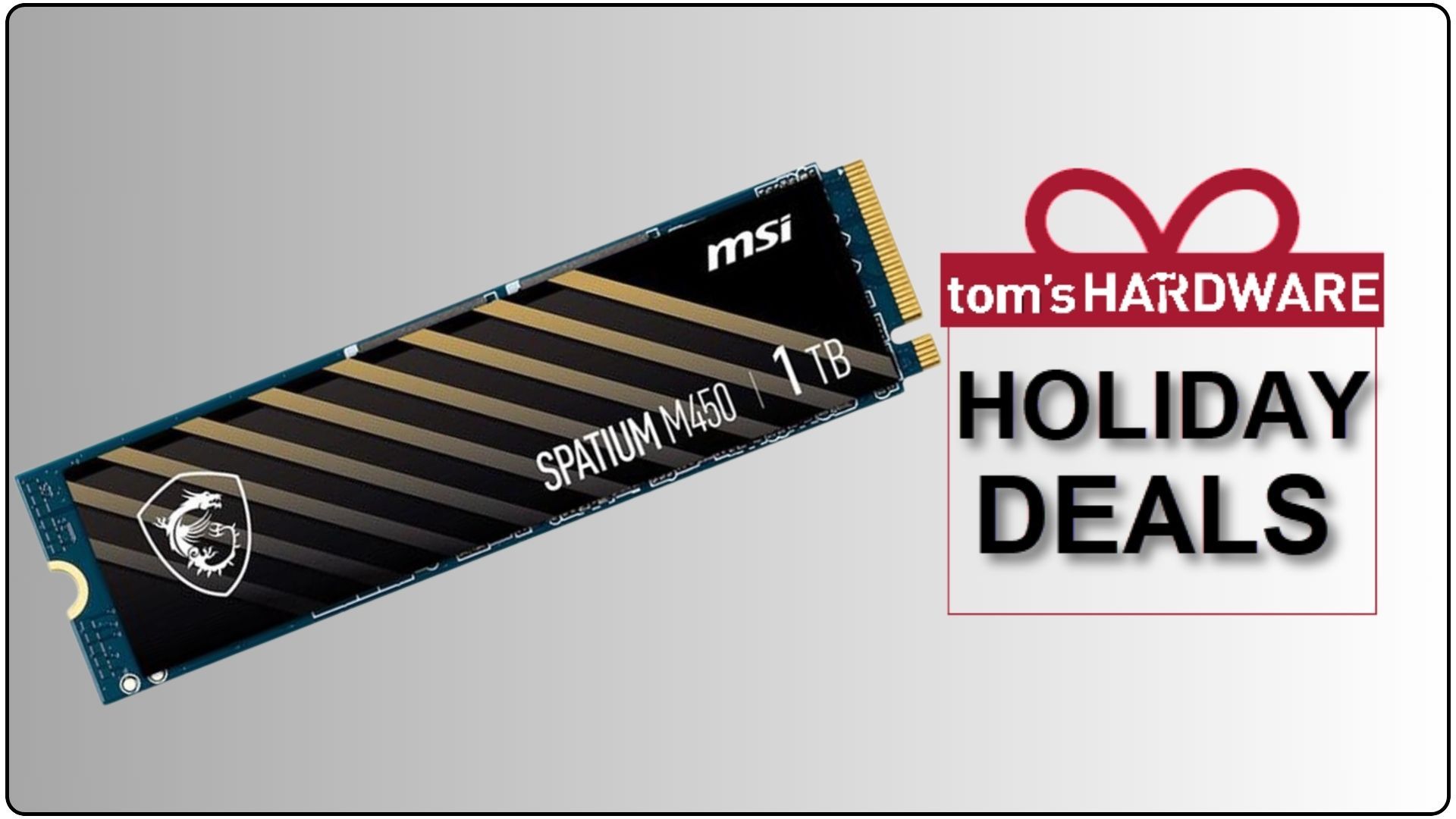 Grab a 1TB Gen 4 SSD for Christmas - MSI's Spatium M450 is down to