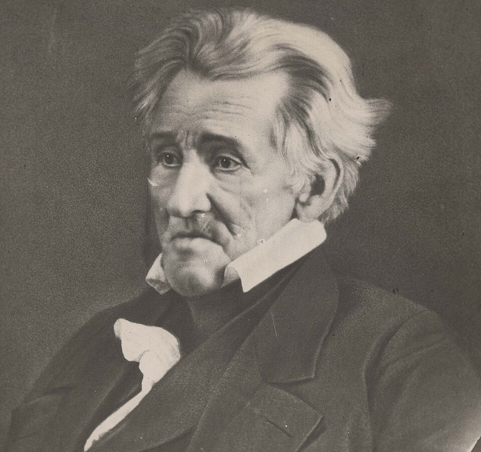A daguerrotype of Andrew Jackson.