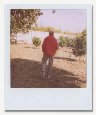 Ed Ruscha, in the Band of Outsiders S/S 2012 campaign