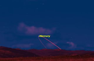 Mercury at Greatest Eastern Elongation, December 2015