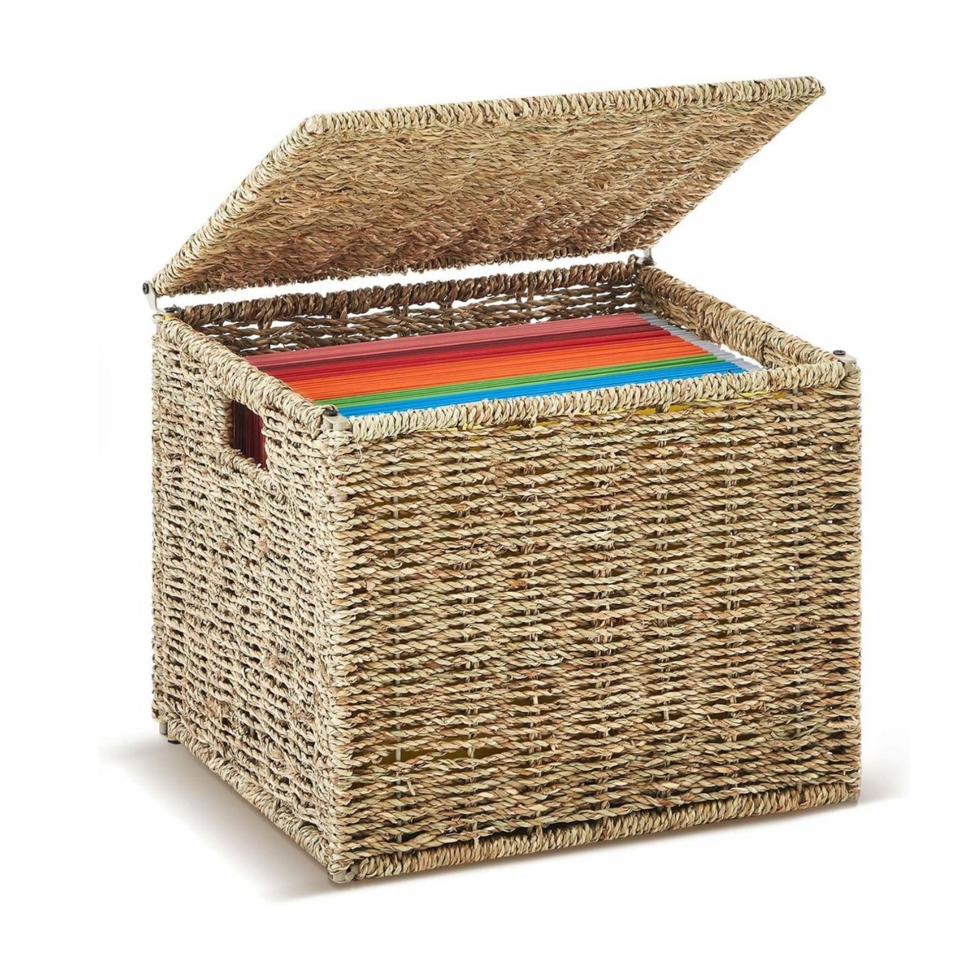 Marspark Seagrass File Box Organizer