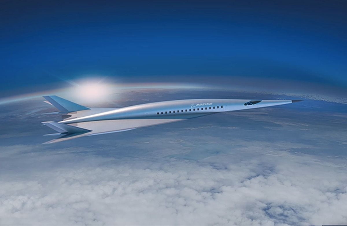 Boeing unveiled a new hypersonic passenger plane concept at the AIAA Aviation Forum 2018 in Atlanta on June 26, 2018. The plane could have military or commercial uses, Boeing says