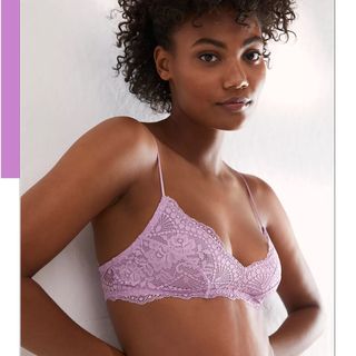woman wearing Free People Maya Bralette, one of the best bralettes in MIL's round-up