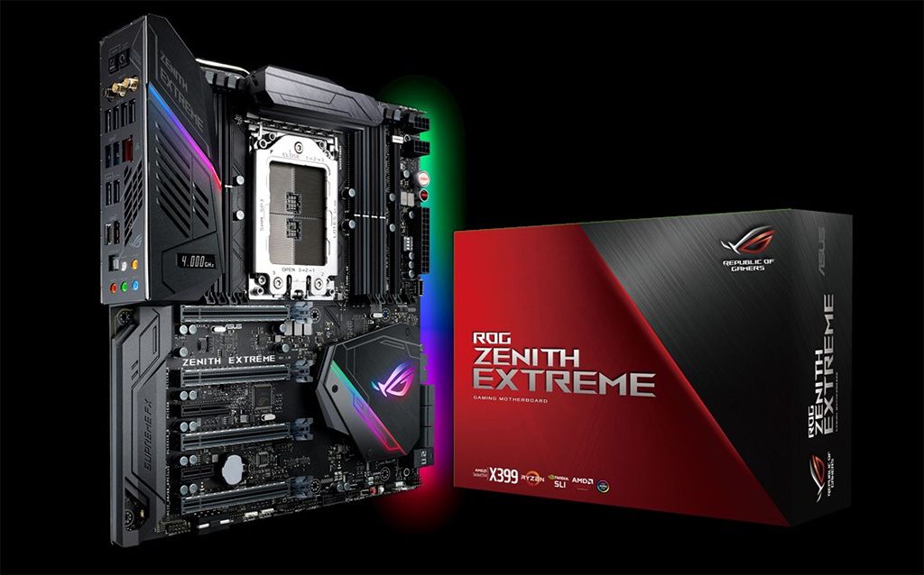 This fully loaded E-ATX motherboard for Threadripper costs $550