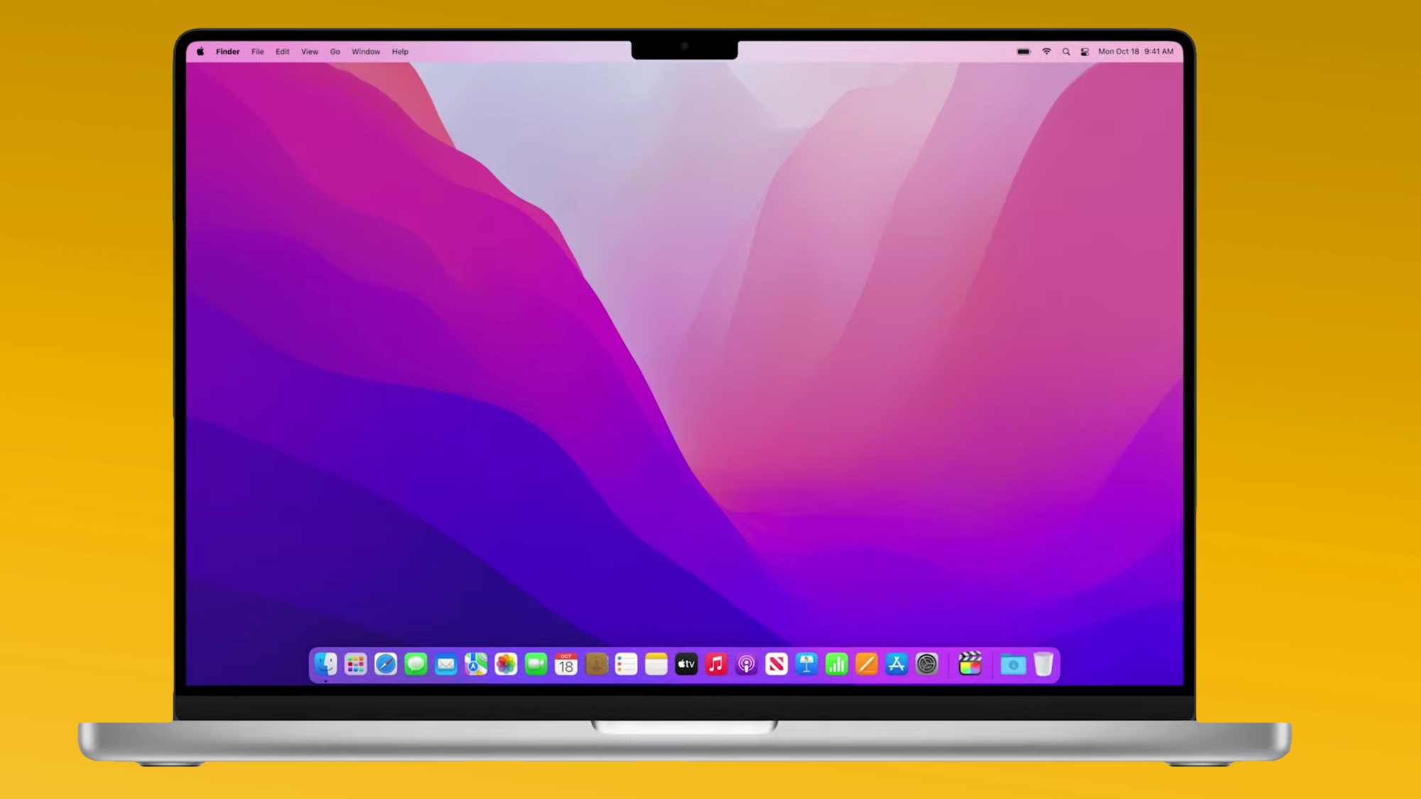 MacBook Pro 14-inch bezel with notch