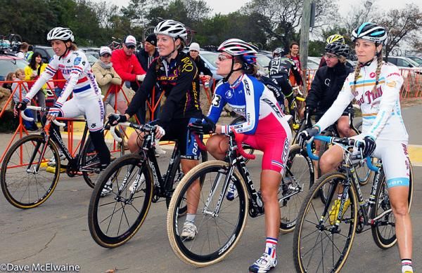 Top ten women await a special call-up before the race