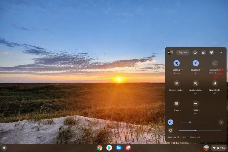 Chromebook Do Not Disturb