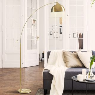 Santori 79'' Chrome Arched Floor Lamp