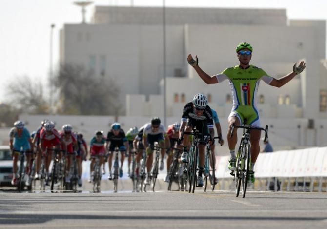 Peter Sagan (Cannondale) wins stage 4 at the Tour of Oman