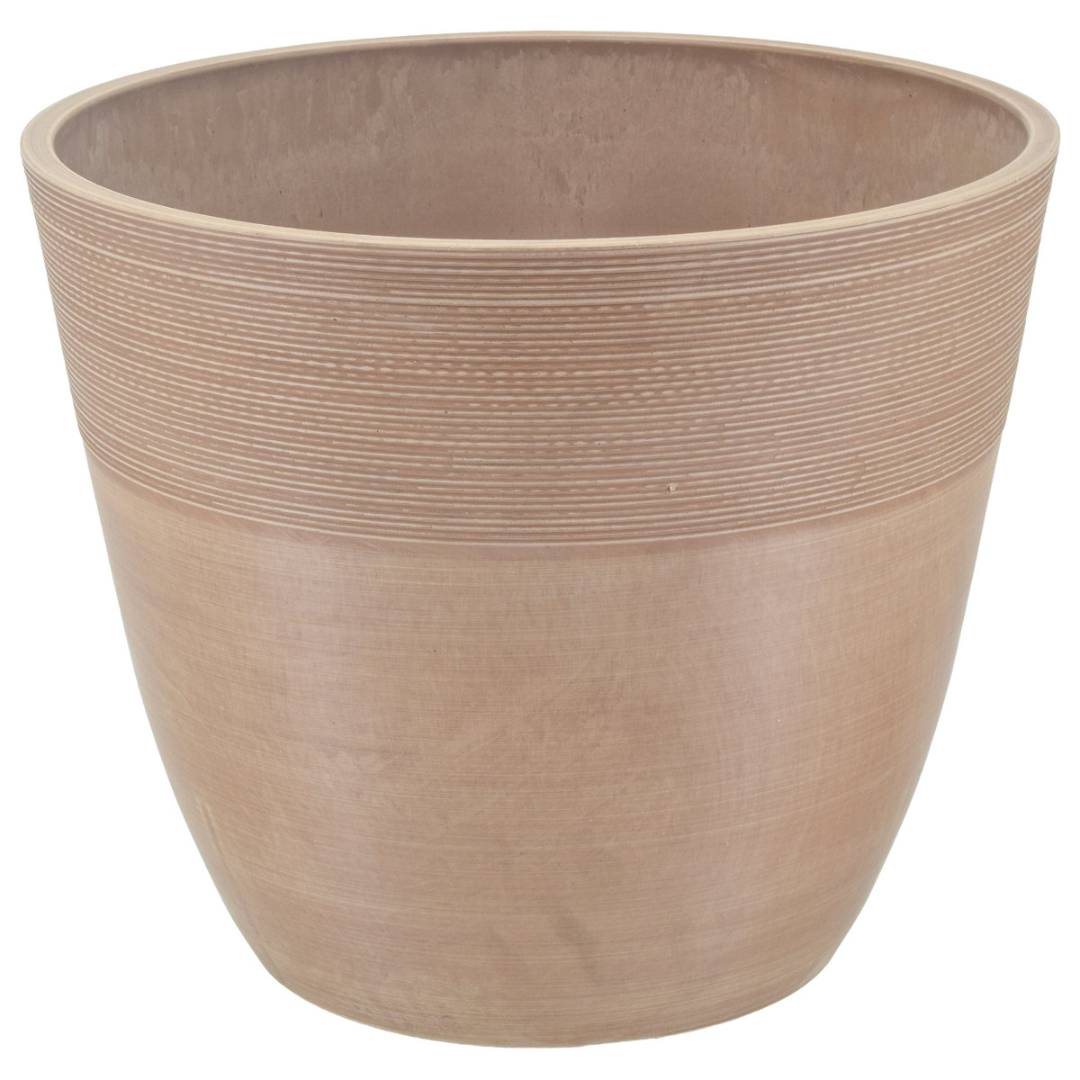 Gracie Oaks Myrtlewood Etched Plastic Pot Planter &amp;amp; Reviews | Wayfair