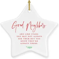11. Good Neighbors Christmas Ornament: View at Amazon