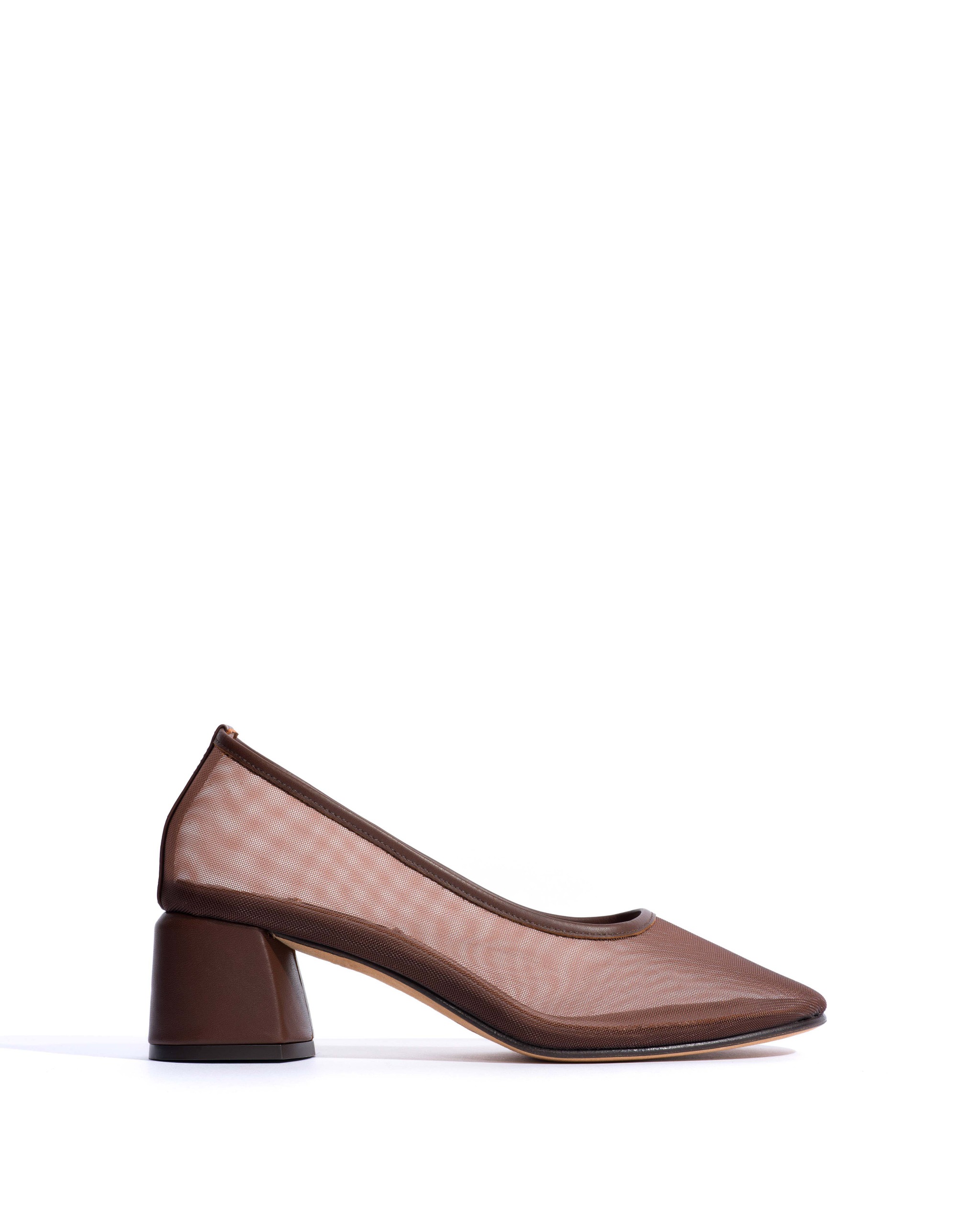 Sacha 40 Mesh Shiny Lamb &amp;amp; Mesh Chocolate