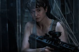 Katherine Waterston portrays the Xenomorph-fighting heroine Daniels in "Alien: Covenant."