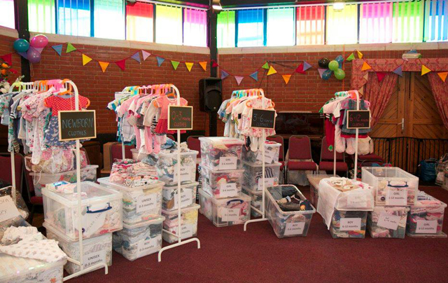 Clothes donated to Little Village baby banks in London