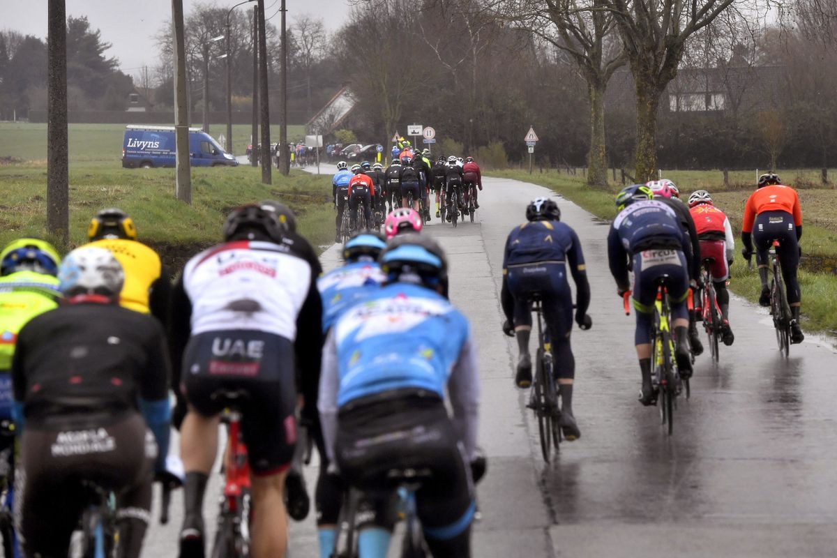 It was a soggy, grey day in Belgium at Dwars door Vlaanderen