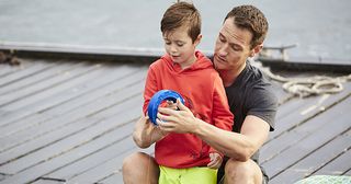 Duncan Stewart, Caroline Stewart and Bryce go family fishing in Home And Away.