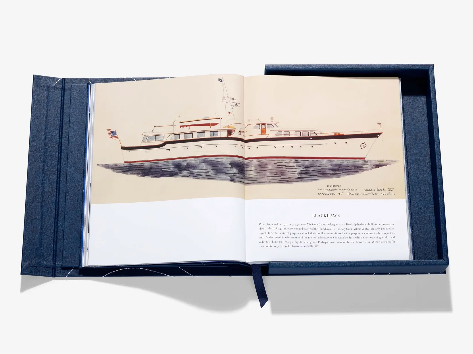 A spread from Feadship by Assouline