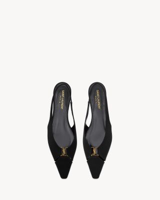 Saint Laurent, Babylone Slingback Flats