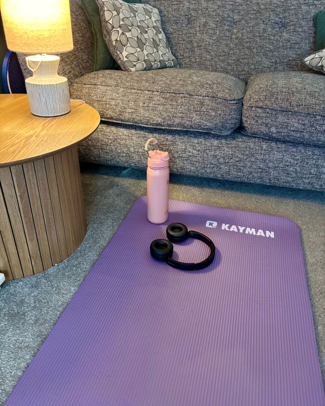 Rebecca bio-synching her workouts